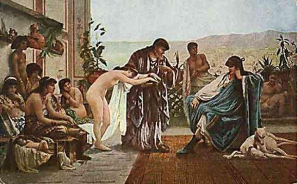 揭秘世界最早的性奴交易 扒光拍卖场面火爆